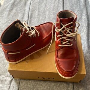 UGG BAYNE MEN BOOTS LEATHER TOMATO SOUP US 8/ UK 7.0/ EU 40.5